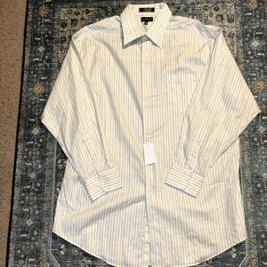 🆕Men’s GEORGE Button Down Dress Shirt, Size Large